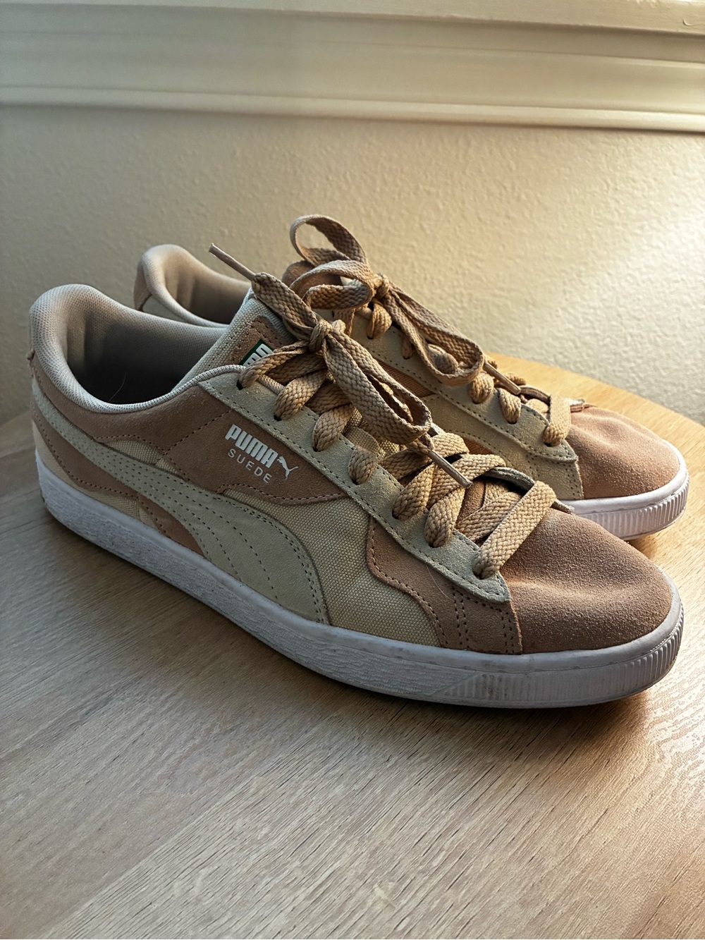 Puma Suede Women’s Sneakers in Tan and Beige